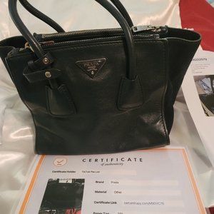 Vintage Navy Blue Prada Purse